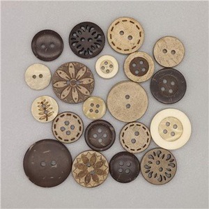 Nút vỏ dừa đích thực cho thiết kế thời trang/bền vững và phong cách/sản xuất tại Việt Nam - Product Image 6