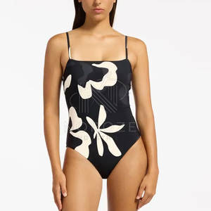 Maillot de bain sans manches en tissu de nylon doux quantité minimale de commande bas Maillot de bain de sport pour femme Couleurs et tailles personnalisées disponibles - Product Image 1