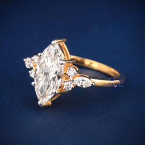 Fabricantes de joyería 925 Sliver Moissanite Anillo de compromiso elegante para mujer hecho a medida con nuevo diseño - Product Image 2