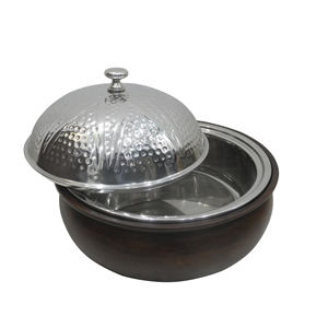 Nouveau design moderne, couvercle en acier inoxydable, marmite chaude, meilleure vente de casseroles isolées à double paroi, marmite de serveur - Product Image 6