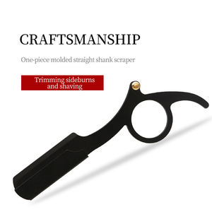 Rasoir manuel professionnel pour coiffeur, rasoir à barbe avec lames remplaçables, rasoir de barbier - Product Image 2