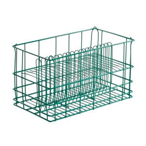Hot Selling Metal Wire <b>Kitchen</b> Accessories Dish Drainer <b>Rack</b> Metal Storage <b>Rack</b> Tray and <b>Utensil</b> Holder Green Coated Finished - Product Image 1