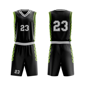 Uniforme de Baloncesto Masculino de Alta Calidad, Material 100% Poliéster, Ligero, Logotipo y Nombre de Jugador Personalizados, Servicio OEM - Product Image 4