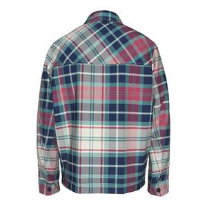 Giacca Imbottita Tartan Verde da Uomo Tommy Hilfiger, Taglia Large - Shackets Premium - Product Image 2
