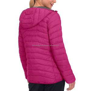 Chaqueta acolchada de alta calidad para mujer, chaqueta cómoda de burbujas de invierno para mujer, Chaqueta corta de Color personalizado para mujer - Product Image 3