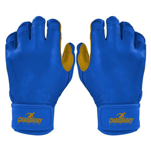 Guantes de bateo de béisbol de estilo profesional con palma acolchada para comodidad Guantes de bateo de béisbol ligeros con textura de agarre mejorada - Product Image 1