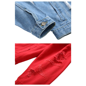 Vestes en jean pour hommes en coton imprimé personnalisé, style streetwear, respirantes et écologiques, prix raisonnables, OEM personnalisé - Product Image 5