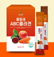 OLIMSE Kolagen Molekul Ultra-Rendah 300da Korea Jelly Stick Sehat ABC (Wortel) Sachet Makanan Manis 20g*30 Umur Simpan 2 Tahun