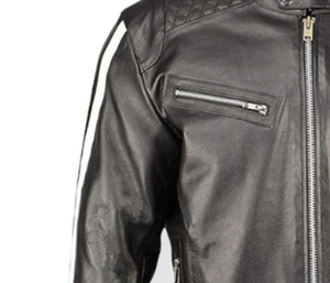 Veste pour homme, vestes et manteaux pour homme de qualité supérieure, cuir de vache, moto, imperméable, vestes pour homme - Product Image 5