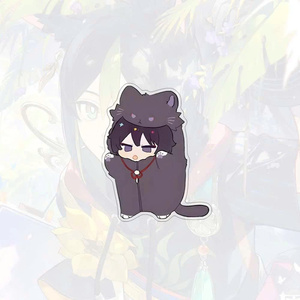 Chibi Animal disfraz personaje acrílico Pin Set bolsa única chaqueta mochila decoración juego Anime Fan regalo - Product Image 3