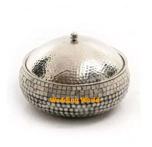 Calentador de alimentos de Metal, cazuela de acero inoxidable con acabado dorado, cazuela de Metal elegante decorativa de alta calidad, última llegada - Product Image 3