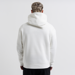 Pull à capuche blanc tendance-Parfait pour une tenue décontractée, idéal pour la superposition et le confort par Marfa International - Product Image 2