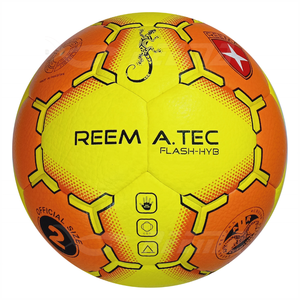 ลูกฟุตบอลมืออาชีพทำจาก PU ลูกฟุตบอลลูกฟุตบอลขนาด2นัดที่ออกแบบโดยเทคโนโลยีรีมา - Product Image 2