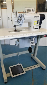 Machine à coudre industrielle à double aiguille à entraînement direct Brother T-8452D, point de coin, écran tactile LCD, en plastique – Meilleures ventes - Product Image 4