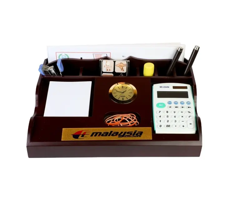 Groothandel Best Verkopende Goedkope Prijs Houten Pen Stand Pen Telefoonhouders Tafelhouder Pen Stand Custom Branding Office Tafel