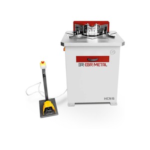 Hydraulic Corner Notching <b>Machine</b> HCN 4 / 6 / 9, Fixed 90 or Variable 30-140 Degree, up to 6 mm <b>Sheet</b> - Product Image 1