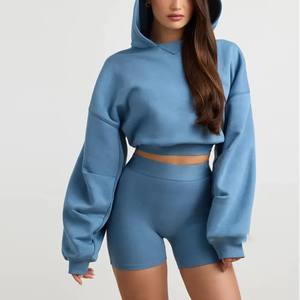 2025 Sudadera con capucha de gran tamaño con hombros caídos para mujer, logotipo personalizado, dobladillo bordado en bruto, estilo de calle para invierno - Product Image 4