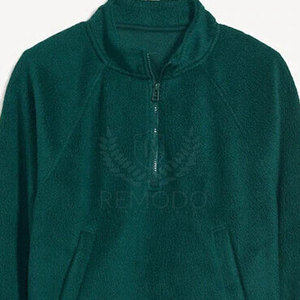 Venta en línea Mujer Sherpa Pullover Sudadera de lana ligera para capas Sherpa Fleece Sudadera - Product Image 5