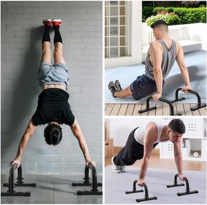 Venta al por mayor de alta calidad de metal en forma de H Parallettes Push up Stand Bar Barras <span class=keywords><strong>paralelas</strong></span> Entrenamiento muscular <span class=keywords><strong>Calistenia</strong></span> Parallettes - Product Image 6