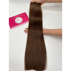 Styles chauds Paquets de cheveux humains droits à double tirage # BB Couleur 60 Cm Cheveux vietnamiens bruts à donneur unique en gros - Product Image 5