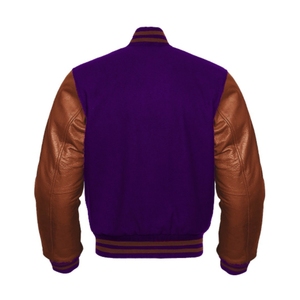 Veste universitaire en laine avec manches en cuir personnalisables, broderie Letterman, style High Street, pour hommes, femmes, unisexe, haute qualité - Product Image 6