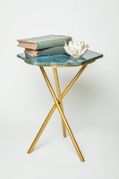 Meuble TV de luxe avec dessus en marbre antique, ensemble de tables basses pour le salon des restaurants, vente en gros de meubles pour centre de vie