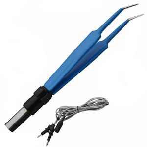 Instrumento quirúrgico de precisión de fórceps bipolar europeo Manual profesional para cirugía General Caronia Surgical - Product Image 4