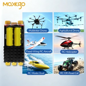 MAXKGO 5-12S 120A Contrôleur de vitesse électronique sans balais (ESC) AM32 avec micrologiciel open source haute tension pour drone FPV, voiture RC, UAV - Product Image 3