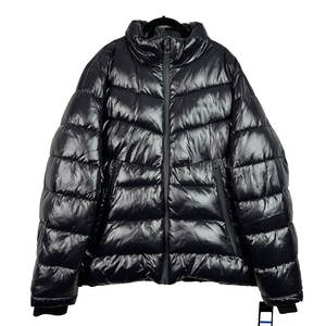 Chaqueta Acolchada Brillante Negra para Hombre, Nueva Llegada 2026, Estilo Único, Cierre Completo, para Invierno - Product Image 1