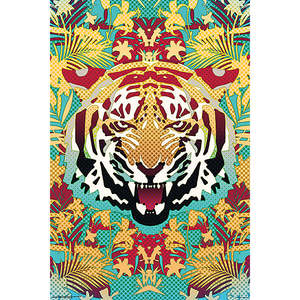 Affiche de tigre d'Ali Glec pour décoration murale - Product Image 1