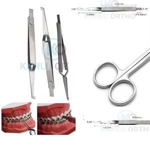 KAHLU ORTHOPEDIC-Pince à épiler pour tube buccal, ensemble de ciseaux pour couronne dentaire - Product Image 3