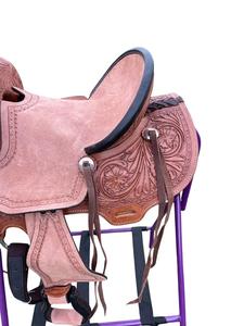 Juego de tachuelas de cuero genuino de primera calidad, monturas de carreras occidentales e inglesas para montar a caballo - Product Image 3