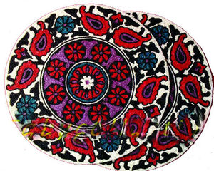 Rounded Beaded Coaster and Beaded Placemat Handmade <b>Table</b> Coasters Elegant Dining Stylish <b>Table</b> Settings Decorative Home Decor - Product Image 3