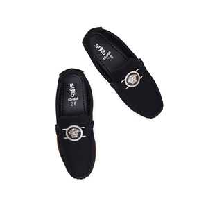 Mocassin formel noir pour garçon - Product Image 1