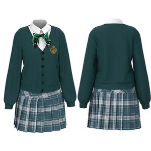 Blazer escolar de estilo británico personalizado, traje de uniforme para niñas, chaqueta de estudiante con falda, conjunto escolar - Product Image 3