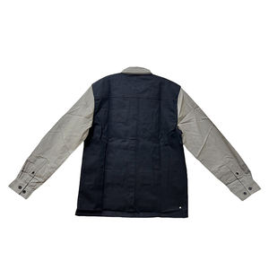 เสื้อเชิ้ตผู้ชายแฟชั่น เสื้อเชิ้ตทำงานผู้ชาย เสื้อเชิ้ตลำลอง คอตั้ง ผ้าทวิลล์ 100% คอตตอน แขนยาว มีจำหน่ายในราคาประหยัด - Product Image 2