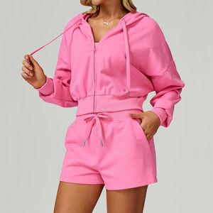 Fitness manteau femmes Cardigan à capuche automne et hiver veste Gym haut de sport femme entraînement course entraînement Yoga à manches longues - Product Image 6