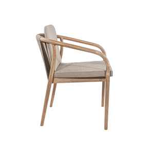 Modern Design Outdoor Teak <b>Wood</b> Furniture Garden Rope With Teak <b>Wood</b> Frame <b>Armchair</b> - Product Image 5