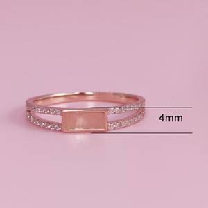 925แท้เงินสเตอร์ลิงแหวนพันธบัตรศักดิ์สิทธิ์การตั้งค่า925แข็งเงินของที่ระลึกเต้านมขี้เถ้านมเครื่องประดับผมเรซินปรับแต่งได้ - Product Image 3