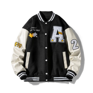 Nouveau design College Flight Letterman Street Wear Varsity Jacket Offre Spéciale vestes de baseball en gros sur mesure - Product Image 5