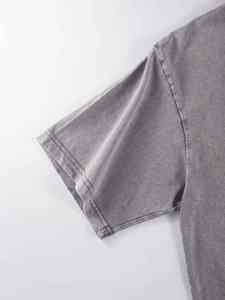 เสื้อยืดโชว์ไหล่ของผู้ชายเสื้อยืดผ้าฝ้ายออกแบบได้เองสำหรับใส่ในเมืองแฟชั่นประจำวัน - Product Image 3