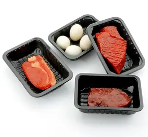 食品容器用塑料鲜肉牡蛎托盘一次性PP托盘