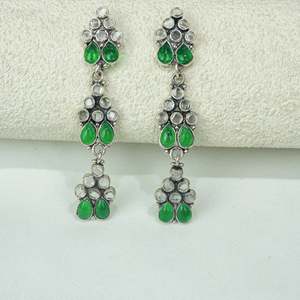 Conjunto de Gargantilla y Pendientes de Plata con Diseño Floral Bohemio Ayushi, Joyería Fina para Bodas y Regalos, Chapado en Oro con Circonitas - Product Image 3