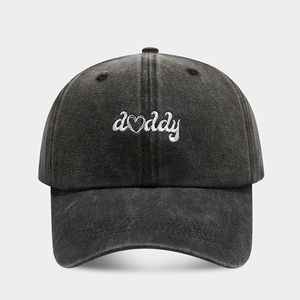 2025 Nueva gorra de béisbol con parte superior suave bordada de <span class=keywords><strong>Mama</strong></span> Daddy Old Retro Sunscreen Washed Duckbill Cap - Product Image 3