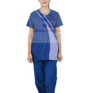 Custom V-Neck Unisex Hospital Scrubs Uniforme Conjuntos Clínica Personal Scrub Uniforme Set - Product Image 5