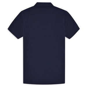 Men's High-End 100% Cotton for <b>Polo</b> <b>Shirt</b> Customizable Sizes up to 5XL Eco-Friendly Solid Pattern <b>Navy</b> Block Pique Design - Product Image 4