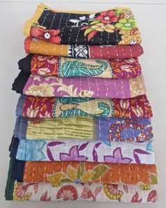 Textil para el hogar hecho a mano Kantha Kitchen OEM diseño personalizado 100% algodón impreso cocina clásica Toalla de alta calidad al por mayor - Product Image 4