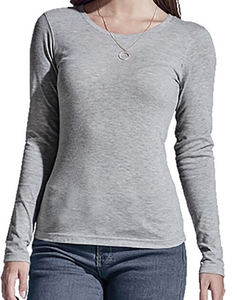 Camiseta de felpa de moda de lujo para mujer, ajustada, 100% de algodón, ecológica, transpirable, elegante, decoración con remaches, servicio OEM - Product Image 1