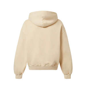 Sudadera con Capucha Personalizada 100% Algodón, Estilo Vintage, Lavado Ácido |   Ropa de Invierno Oversize con Cierre de Cremallera Estilo Urbano |   Aplicación de letras con efecto lavado a la piedra unisex - Product Image 2