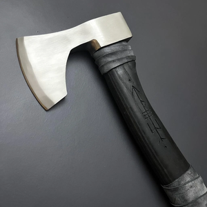 High Carbon Steel Double-Head <b>Axe</b> with Crafted <b>Wood</b> Handle Outdoor Adventures Split <b>Chop</b> Function Drop Shipping Available - Product Image 4